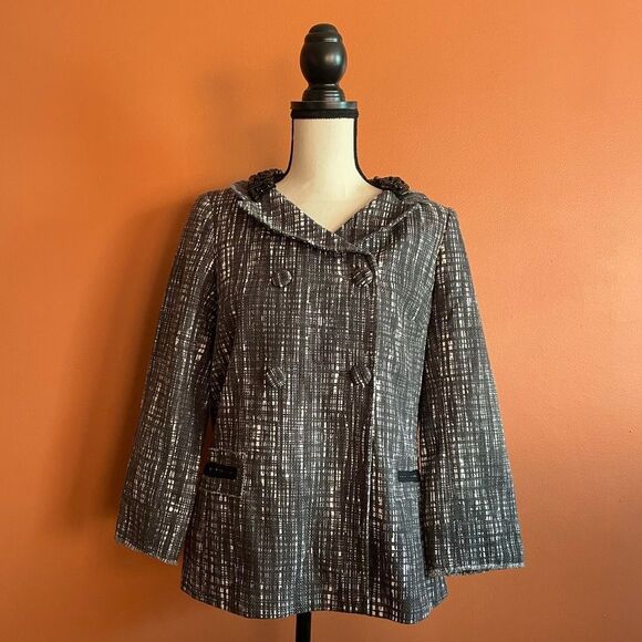 J. Crew Collection Contessa Tweed Jacket Blazer Womens Size 8 - Picture 1 of 8